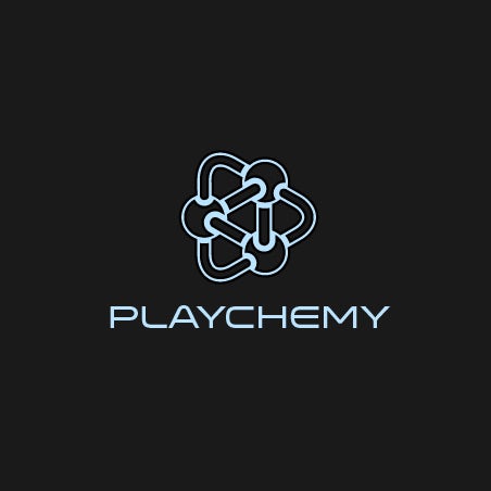 A scientific and clean  logo  for a game