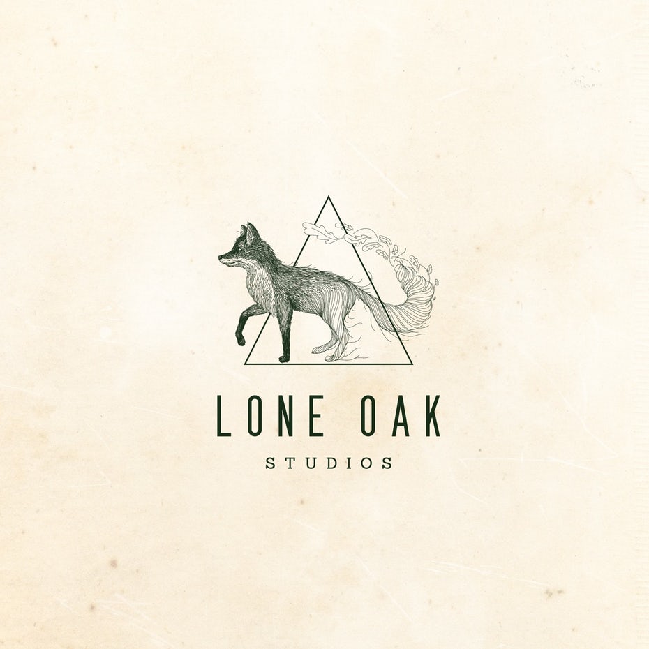 Unique  logo  design for Lone Oak