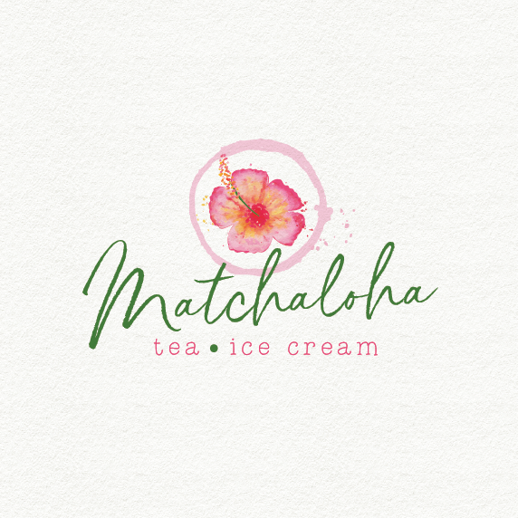 floral water color logo