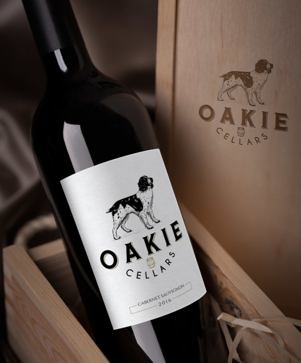 Oakie Cellars wine  logo 