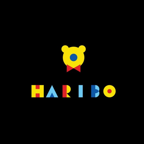 Haribo  logo  in Bauhaus design style