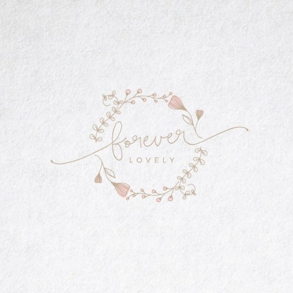 Ornamental wedding  logo 