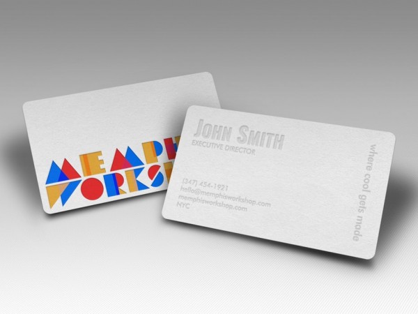 Memphis Workshop business card