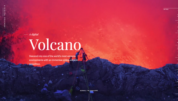 Digital Volcano website screenshot