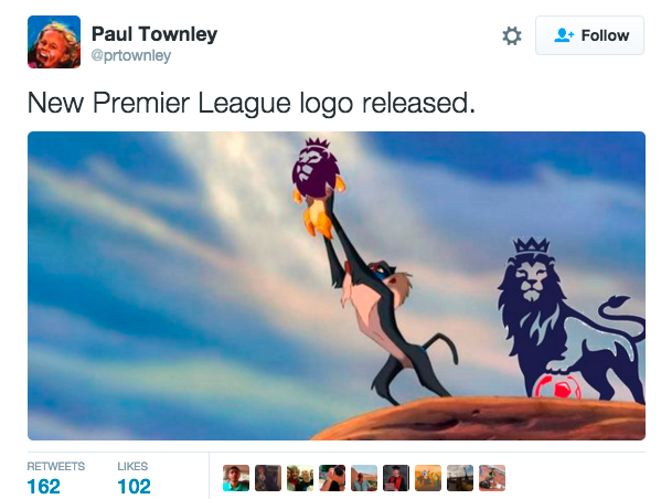 premier league  logo  kritik