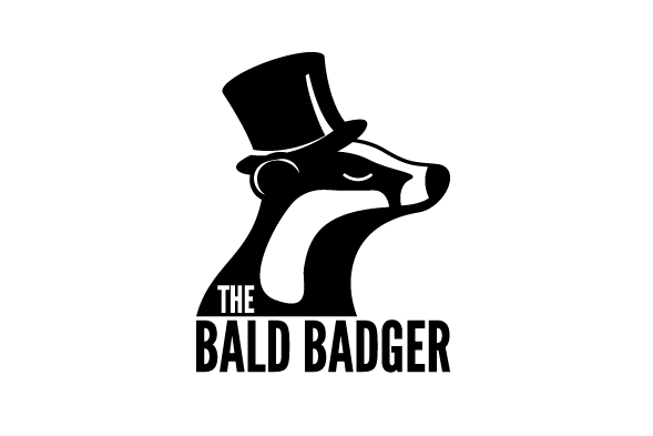 The Bald Badger  logo 