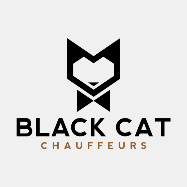 black cat chauffeurs  logo 