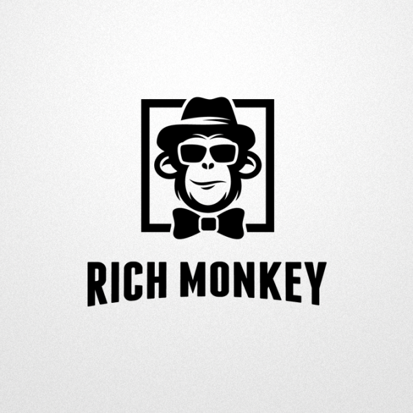 sophisticated monkey  logo  design