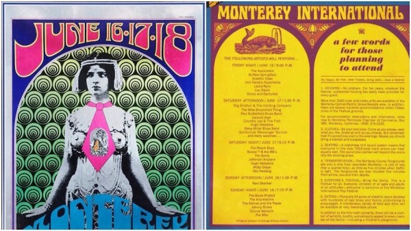 Monterey Pop Festival posters