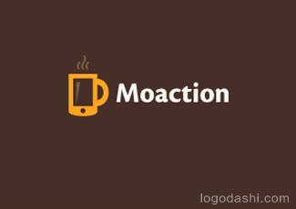 MoAction標志logo設計，品牌vi設計