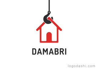 DAMABRI搬家隊標志logo設計，品牌vi設計