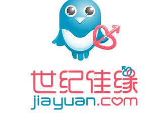 世紀佳緣吉祥物標志logo設計，品牌vi設計