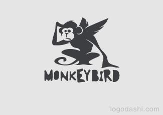 Monkeybird標(biāo)志標(biāo)志logo設(shè)計(jì)，品牌vi設(shè)計(jì)