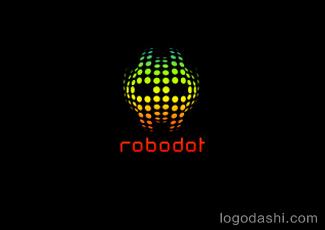 Robodot標志標志logo設計，品牌vi設計