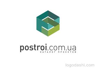 Postroi標志標志logo設(shè)計，品牌vi設(shè)計