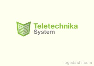 Teletechnika系統(tǒng)標(biāo)志logo設(shè)計，品牌vi設(shè)計