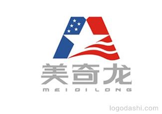 美奇龍標志logo設計，品牌vi設計