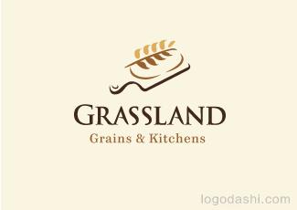 Grassland全谷物標(biāo)志logo設(shè)計(jì)，品牌vi設(shè)計(jì)