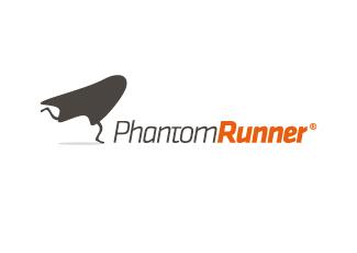 PhantomRunner標(biāo)志logo設(shè)計(jì)，品牌vi設(shè)計(jì)