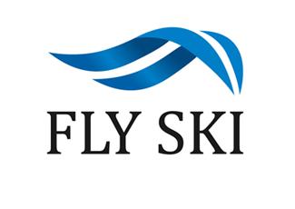 FlySki標識標志logo設(shè)計，品牌vi設(shè)計