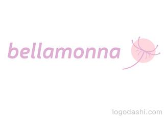 Bellamonna化妝品店標(biāo)志logo設(shè)計(jì)，品牌vi設(shè)計(jì)