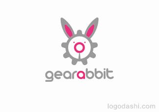 GeaRabbit標(biāo)志標(biāo)志logo設(shè)計，品牌vi設(shè)計