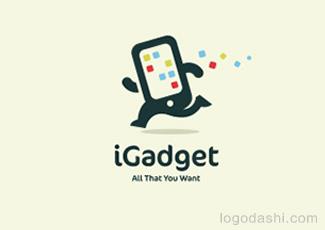 iGadget標志logo設計，品牌vi設計