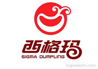 西格瑪餃子標(biāo)志logo設(shè)計(jì)，品牌vi設(shè)計(jì)