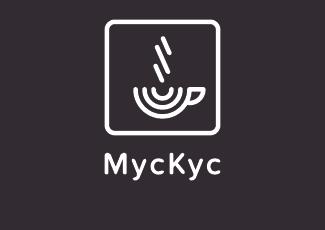 MycKyc咖啡館標(biāo)志logo設(shè)計，品牌vi設(shè)計