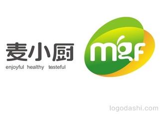 麥小廚連鎖商標標志logo設計，品牌vi設計