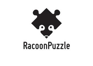 RacoonPuzzle標(biāo)志logo設(shè)計(jì)，品牌vi設(shè)計(jì)