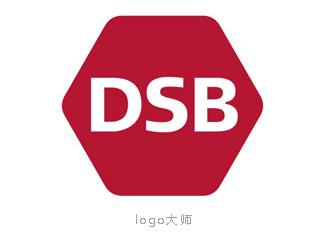 丹麥鐵路運(yùn)營商國家鐵路（DSB）標(biāo)志logo設(shè)計(jì)，品牌vi設(shè)計(jì)