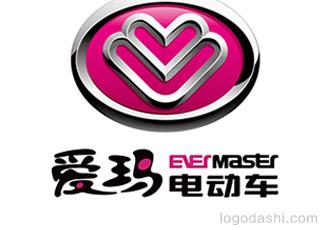 愛瑪電動車標(biāo)志標(biāo)志logo設(shè)計，品牌vi設(shè)計