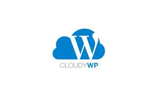 CloudyWP標志logo設(shè)計，品牌vi設(shè)計